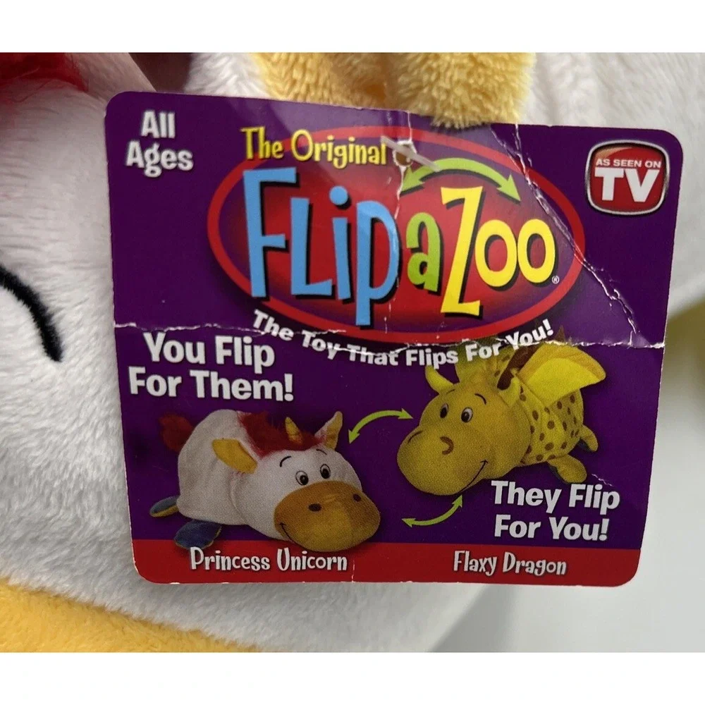 Flip-A-Zoo Flaxy Dragon Princess Unicorn 18